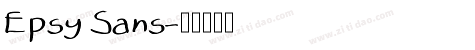 Epsy Sans字体转换